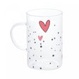 Conjunto 2 Canecas de Vidro Borossilicato Heart 280ml - Wolff