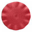 Jogo Americano de Polipropileno Babado Vermelho 38cm - Wolff