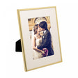 Porta-Retrato de Aço Inox Basic Dourado 13cm x 18cm - Wolff