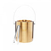 Balde de Gelo de Aço Inox Dourado Old Fashioned - Wolff