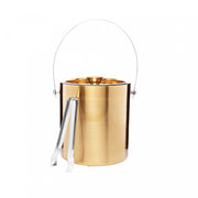 Balde de Gelo de Aço Inox Dourado Old Fashioned - Wolff
