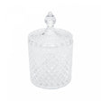 Potiche Decorativo de Cristal com Tampa Litt 8,5cm x 8,5cm x 13,5cm - Wolff