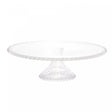 Prato para Bolo com Pé de Cristal Pearl 31cm x 11cm - Wolff