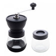 Moedor de Café de Aço Inox Manual com Porta Pó Extra de Vidro - Lyor