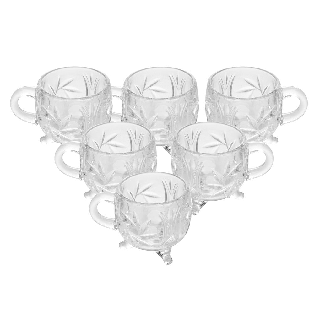 Jogo 6 Xícaras Prima 135ml Cristal - Lyor