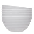 Jogo 6 Bowls Mirage 360ml Branco Opalino - Lyor