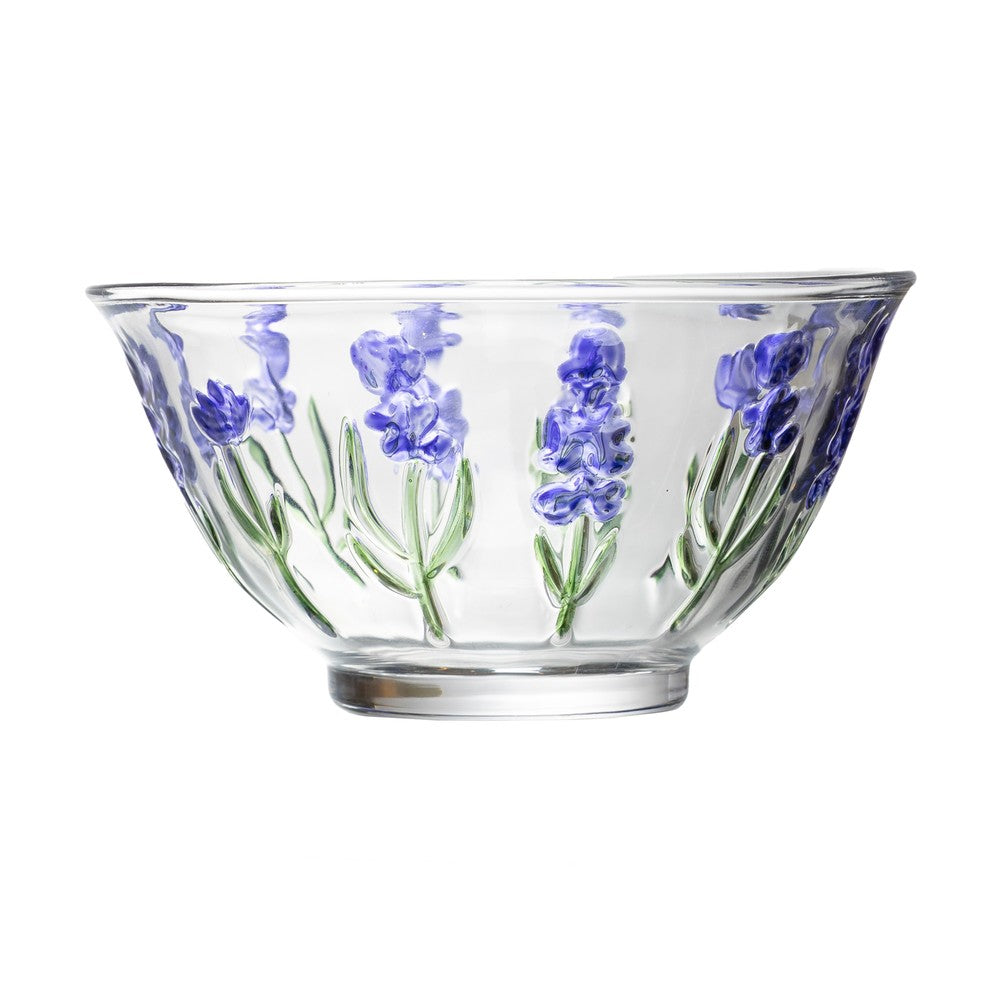 Jogo 6 Bowls Lavanda Hand Painting 12cm x 6,5cm Cristal - Lyor