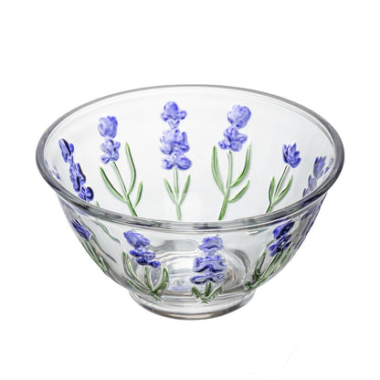 Jogo 6 Bowls Lavanda Hand Painting 12cm x 6,5cm Cristal - Lyor