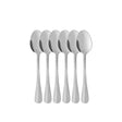 Jogo 6 Colher de Café Positano 9,5cm x 3,5cm x 2cm Aço Inox - Lyor