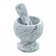Pilão de Mármore com Socador Cinza 11cm x 11cm - Wolff