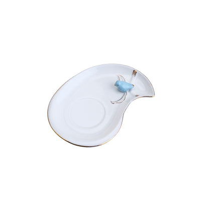 Conjunto 6 Xícaras de Café de Porcelana Cute Birds Design Plate Colorido 90ml - Wolff