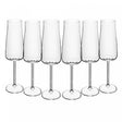 Conjunto 6 Taças Champagne Alex 210ml Cristal Ecológico – Wolff