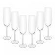 Jogo 6 Taças de Champagne Crex 270ml Cristal Ecológico Bohemia - Wolff