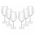 Jogo 6 Taças de Vinho Crex 740ml Cristal Ecológico Bohemia - Wolff