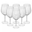 Jogo 6 Taça de Vinho Crex Optic 600ml Cristal Ecológico Bohemia - Wolff