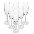 Jogo 6 Taças de Champagne De Cristal Bohemia Veronica 220Ml - Wolff