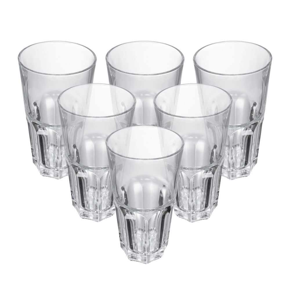 Jogo 6 Copos Granity Arcoroc 350ml Vidro Temperado - Rojemac Profissional