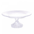Prato para Bolo de Cristal Renaissance 18,5cm x 9,5cm - Lyor
