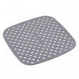 Tapete Protetor de Silicone para Air Fryer Quadrado Cinza 18,5cm - Lyor