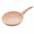 Frigideira de Indução em Alumínio com Revestimento Cerâmico Granito Chef Bege 24cm - Lyor
