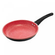 Frigideira de Indução em Alumínio com Revestimento Cerâmico Granito Chef Vermelha 24cm - Lyor