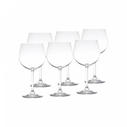 Jogo 6 Taças de Gin de Cristal Ecológico Bohemia Gastro/Colibri 570ml - Wolff