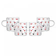 Conjunto 4 Canecas de Vidro Borossílicato Love 125ml - Lyor