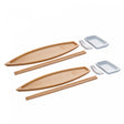 Conjunto 8 Peças para Sushi de Bambu Nagasaki - Lyor