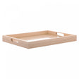 Bandeja Retangular de Mdf com Fundo Treliça 41,5cm x 4cm x 31,5cm - Lyor
