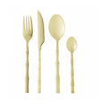 Faqueiro 16 Peças de Aço Inox Bambu Elegant Champanhe - Lyor