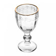 Taça de Licor de Cristal Ecológico com Fio de Ouro Imperial 50ml - Lyor