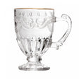 Xícara de Cristal Ecológico com Fio de Ouro Imperial 190ml - Lyor
