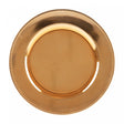 Sousplat de Plástico Liso Dourado 33cm - Wolff
