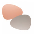 Jogo Americano de PVC Dupla Face Rosa e Cinza Claro 43cm x 32cm - Wolff