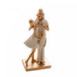 Figura Decorativa Família de Resina Branco 9cm x 7cm x 20cm - Wolff