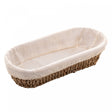 Cesta Oval de Sisal com Forro em Tecido - Wolff