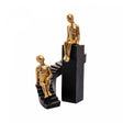 Figura Decorativa de Resina Diálogo 16,5cm x 12,5cm x 23cm - Wolff