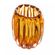 Vaso de Vidro Italy Âmbar 11cm x 10cm x 13cm - Wolff