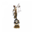 Figura Decorativa Dama da Justiça de Resina 7,5cm x 7cm x 24cm - Wolff