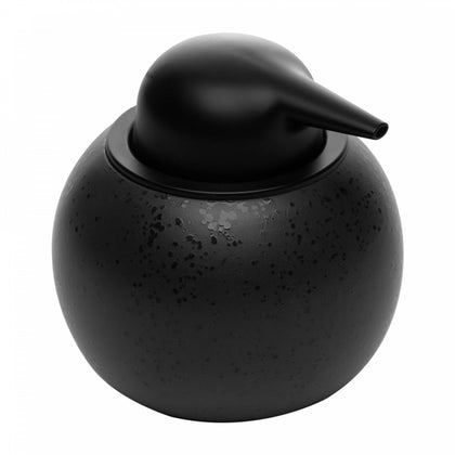 Porta Sabonete Líquido de Cerâmica Granada 350ml Preto - Wolff