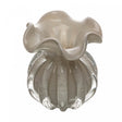 Vaso Italy 11cm x 13cm Nude Leitoso Vidro - Wolff