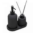 Conjunto 3 Peças para Banheiro Soft Touch Sketch Cinza Cerâmica - Wolff