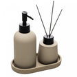 Conjunto 3 Peças para Banheiro Soft Touch Sketch Nude Cerâmica - Wolff