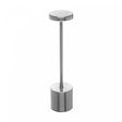 Luminária de Mesa Led 3 Tons Usb Cosmos Prateada Plástico - Wolff