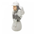 Figura Decorativa Mochileira Sonhadora 9,5cm x 6,5cm x 19,5cm Resina - Wolff