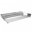 Bandeja com Espelho Marbella 32cm x 20cm x 5cm Prateada Metal - Wolff