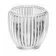 Conjunto 2 Porta Velas Lines 7,5cm x 7,5cm x 7cm Vidro – Wolff