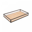 Bandeja Decorativa Toscana 20cm x 10cm x 3cm Black Metal - Wolff