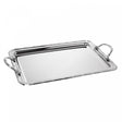 Bandeja Espelhada Croisé 60,5cm x 36cm x 5cm Zamac Niquelado - Wolff