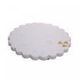 Tábua Redonda Decorativa New Bee 25,5cm x 3cm Mármore - Wolff